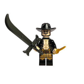 Mihawk, op017 Minifigure LEGO® Like New with Swords