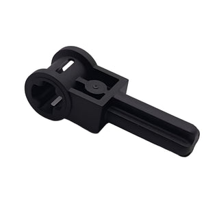 Technic, Axle 2L with Reverser Handle Axle Connector, Part# 6553 Part LEGO® Black