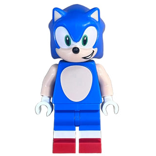 Sonic the Hedgehog, Open Mouth Smile to Left, son033 - LEGO® Sonic the Hedgehog Minifigure