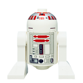 R5-D4, Short Red Stripes on Dome, sw0029 Minifigure LEGO® Like New
