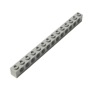 Technic, Brick 1x14 with Holes, Part# 32018 Part LEGO® Light Bluish Gray