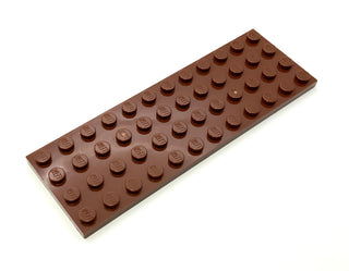 Plate 4x12, Part# 3029 Part LEGO® Reddish Brown  
