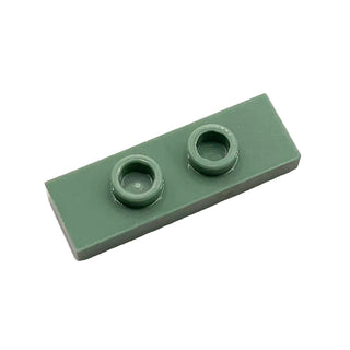 Plate, Modified 1x3 with 2 Studs (Double Jumper), Part# 34103 Part LEGO® Sand Green 1 Part