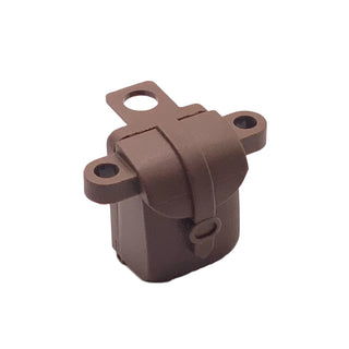 Minifigure Backpack Opening, Part# 30158 Part LEGO® Brown Very Good