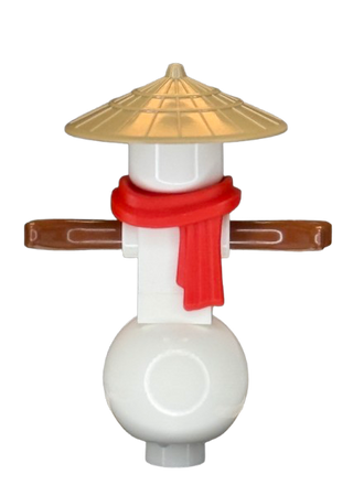 Snowman - Red Scarf, Conical Hat, njo0730 Minifigure LEGO®