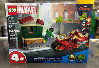 Iron Man with Bike and The Hulk - 76287