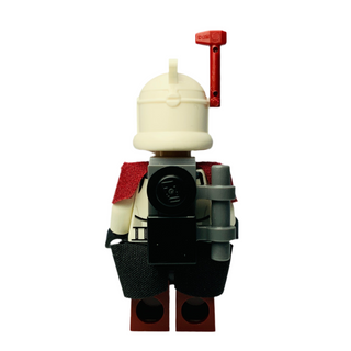 Clone ARC Trooper Hammer, Rancor Battalion (Phase 1) - Dark Red Pauldron, Black Kama, Large Eyes, sw0377 Minifigure LEGO®