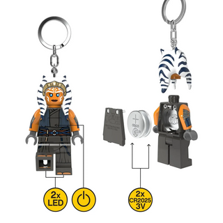 LEGO® Ahsoka Tano Keychain LED Light 3"