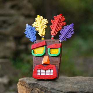 Life-Sized Aku Aku Mask Artifact/Item Bricker Builds