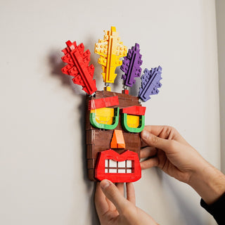 Life-Sized Aku Aku Mask Artifact/Item Bricker Builds