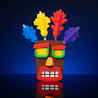 Life-Sized Aku Aku Mask Artifact/Item Bricker Builds