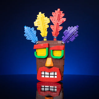Life-Sized Aku Aku Mask Artifact/Item Bricker Builds