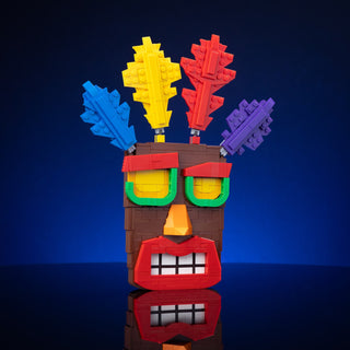 Life-Sized Aku Aku Mask Artifact/Item Bricker Builds