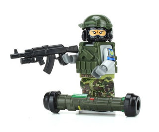 Ukrainian Anti-Tank Soldier Custom Minifigure, BB58