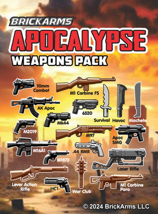 Apocalypse Weapons Pack Accessories Brickarms