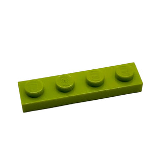 Plate 1x4, Part# 3710 Part LEGO® Lime 1 Part