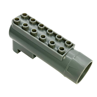 Air Blast Launcher Receiver (Racers), Part# 87944 Part LEGO® Dark Bluish Gray