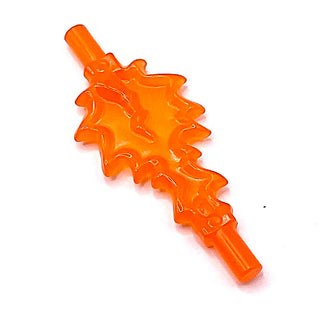Power Burst, Bolt Large with Bar Ends, Part# 35032b Part LEGO® Trans-Orange
