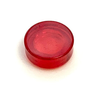 Tile Round 1x1, Part# 98138 Part LEGO® Trans-Red  