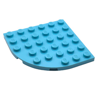 Plate, Round Corner 6x6, Part# 6003 Part LEGO® Medium Azure