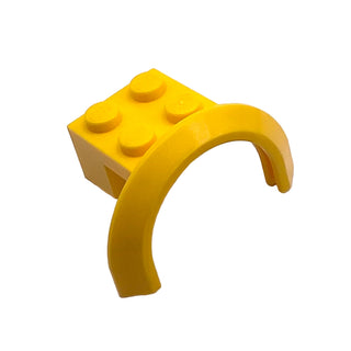Vehicle, Mudguard 4 x 2 1/2 x 1 2/3 with Arch Round, Part# 50745 Part LEGO® Yellow