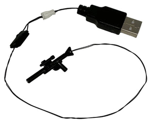 Blaster w/ Flashing LED Light, USB & DIY System, LW-57899 Custom Parts United Brick Co®