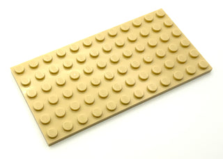 Plate 6x12, Part# 3028 Part LEGO® Tan  
