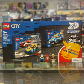 City Bundle Pack, 2 in 1 Gift Set (Sets 60256 and 60285 with Storage Case) - LEGO City Vehicles Gift Set, 66684 Building Kit LEGO®