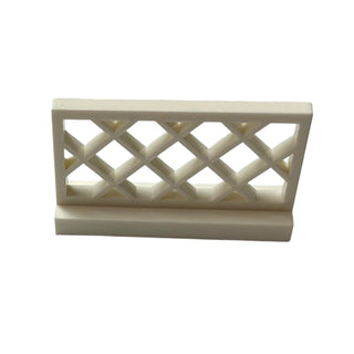 Fence 1x4x2 Lattice, Part# 3185 Part LEGO® White  