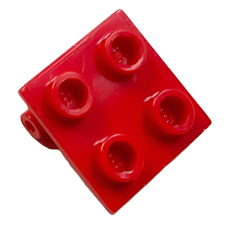 Hinge Brick 2 x 2 Top Plate, Part# 6134 Part LEGO® Red