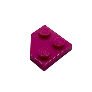 Wedge, Plate 2 x 2 Cut Corner, Part# 26601 Part LEGO® Magenta