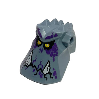 LEGO® Minifigure, Head, Modified Grimroc Pattern, Part# 24304pb02