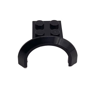 Vehicle, Mudguard 4 x 2 1/2 x 1 2/3 with Arch Round, Part# 50745 Part LEGO® Black