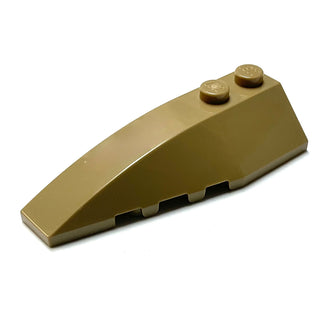 Wedge 6 x 2 Left, Part# 41748 Part LEGO® Dark Tan