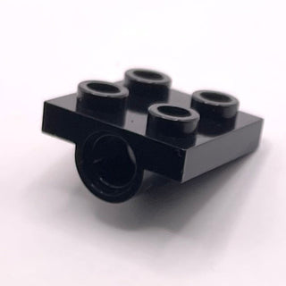 Plate, Modified 2x2 with Pin Hole, Part# 2444 Part LEGO® Black
