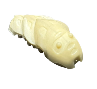 Bionicle Rahkshi Kraata Stage 5 with Marbled Pattern, Part# kraata5 Part LEGO® Pearl Very Light Gray Head (White Tail)
