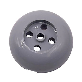 Brick, Round 4 x 4 Dome Top with 2 x 2 Recessed Center, Part# 79850 Part LEGO® Light Bluish Gray