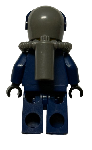 Dash - Mission Deep Sea, Trans-Dark Blue Visor, alp034 - LEGO® Alpha Team Minifigure