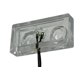 1x2 LED Light-up Plate, USB Powered, LS1x2P Custom Parts United Brick Co®