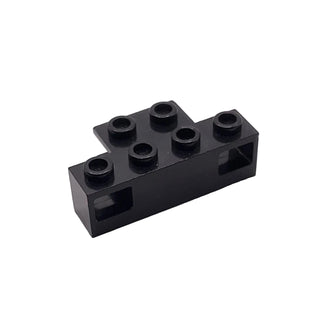 Electric, Train Light Prism 1 x 4 Holder, Part# 2928 Part LEGO® Black Very Good