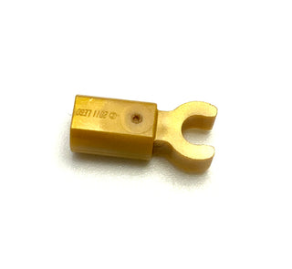 Bar Holder with Clip, Part# 11090 Part LEGO® Pearl Gold  