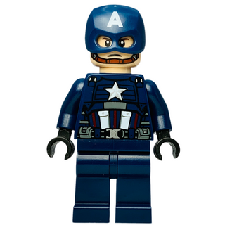 Captain America, sh0625 Minifigure LEGO® With Helmet