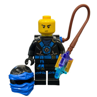 Jay (Deepstone Armor) - Possession, Lightning Pack with Yellow Danger Stripes and Gold Lightning Reactor Pattern (Sticker), njo0184s Minifigure LEGO®