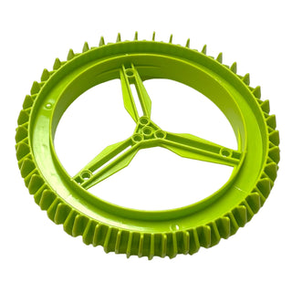 Wheel Hard Plastic Spoked Giant Thin (160mm D. x 28 mm), Part# 59521 Part LEGO® Lime Very Good 