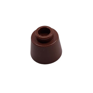 Cone 1 1/6 x 1 1/6 x 2/3 (Fez), Part# 85975 Part LEGO® Reddish Brown