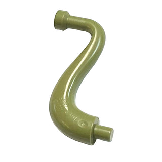 Tail / Trunk with Bar End - Long Straight Tip, Part# 80497 Part LEGO® Olive Green