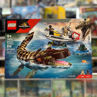 Brick-Built Mosasaurus Boat Mission - 76974 Building Kit LEGO®