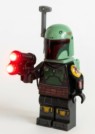 Double Barrel Pistol w/ Flashing LED Lights, USB & DIY System, LW-95199 Custom Parts United Brick Co®