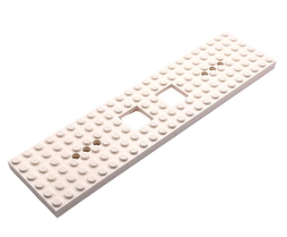 LEGO® Train Base 6 x 24 with 2 Square Cutouts and 3 Round Holes Each End, Part# 92088