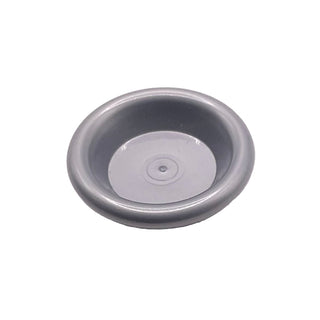 Minifigure Utensil Dish 3x3, Part# 6256 Part LEGO® Flat Silver